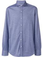 Brunello Cucinelli Plain Classic Shirt - Blue