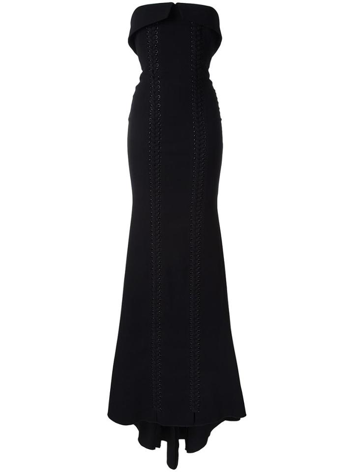Alex Perry 'payton' Gown - Black