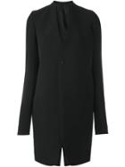 Rick Owens 'knife' Coat - Black