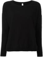 Philo-sofie Round Neck Pullover, Women's, Size: 40, Black, Cashmere/wool