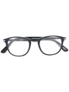 Persol Round Frame Glasses - Black