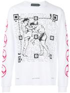 United Standard Boxer Print Sweatshirt - White