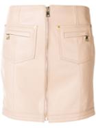 Manokhi Zipped Mini Skirt - Pink