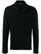 Ralph Lauren Zip-up Cardigan - Black