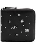 Jimmy Choo Lawrence Studded Leather Wallet - Black