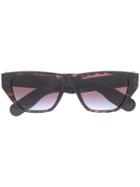 Dior Eyewear Insideout Cat Eye Sunglasses - Brown
