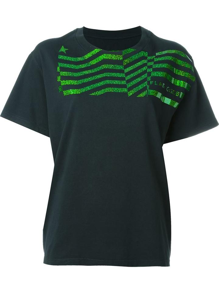 Golden Goose Deluxe Brand Usa Flag Print T-shirt