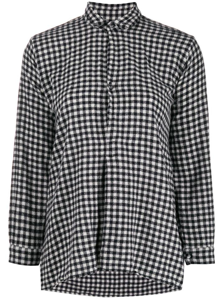 Daniela Gregis Checked Relaxed Shirt - Blue