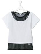 Dkny Kids - Layered T-shirt - Kids - Cotton/polyester/modal - 14 Yrs, White