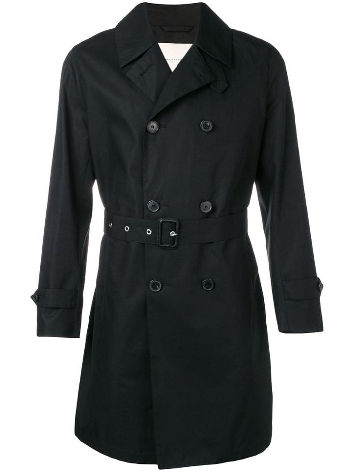Mackintosh Belted Trench Coat - Black