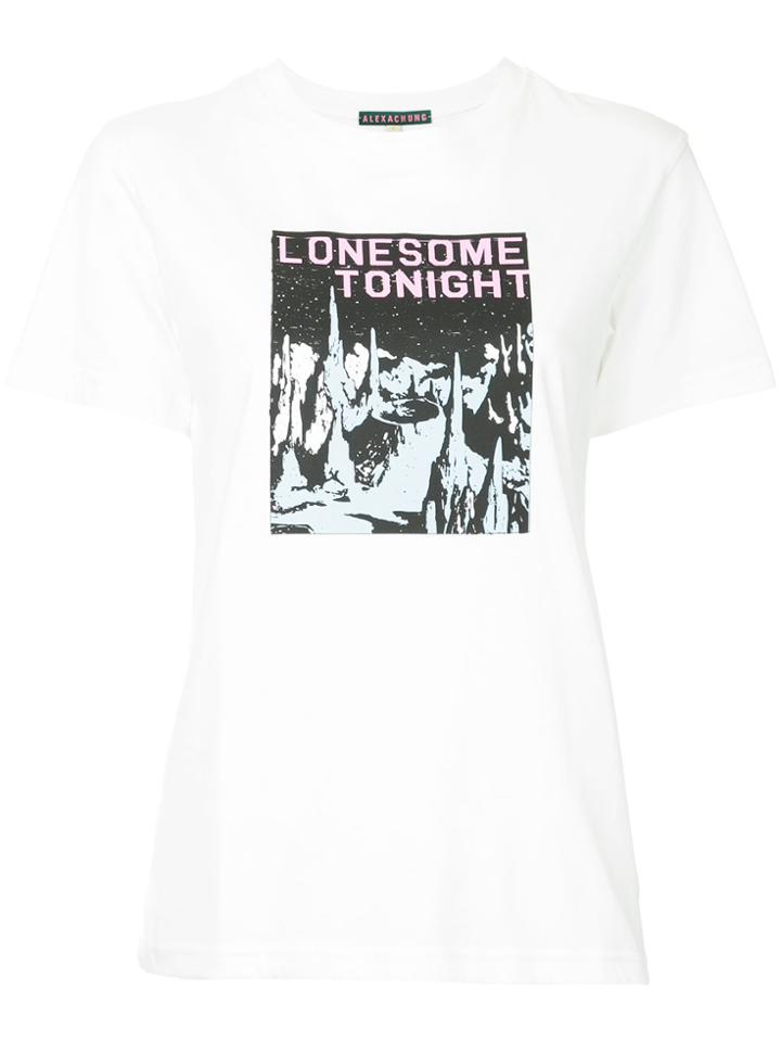 Alexa Chung Graphic Print T-shirt - White