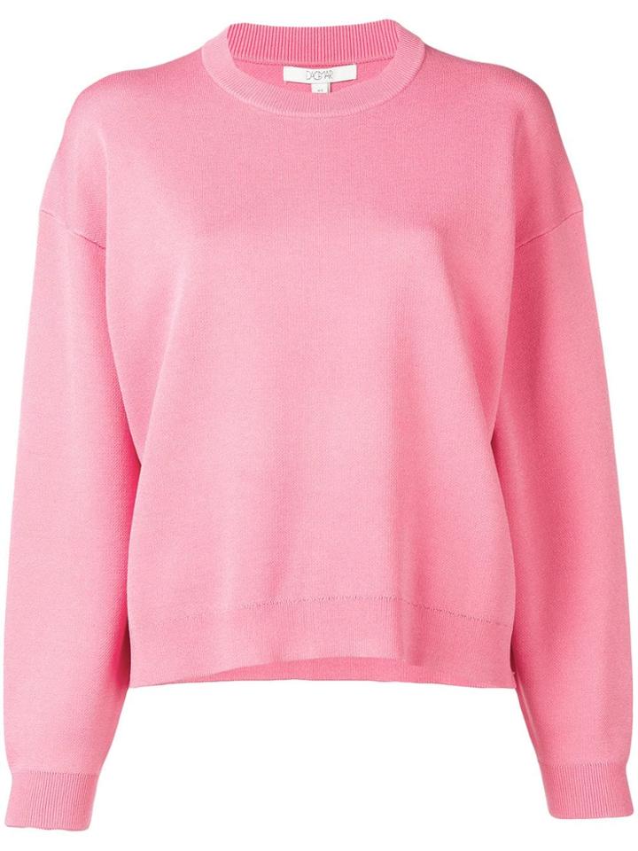 Dagmar Long-sleeve Fitted Sweater - Pink