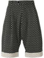 Henrik Vibskov Bloom Salami Shorts, Men's, Size: Medium, Black, Cotton/polyamide/spandex/elastane