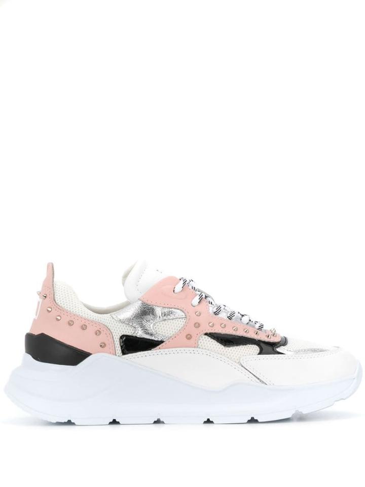 D.a.t.e. Fuga Studs Sneakers - White