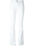 The Seafarer Flared Jeans, Women's, Size: 25, White, Cotton/polyester/spandex/elastane