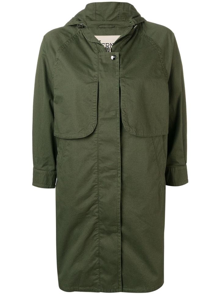 Herno 3/4 Sleeve Coat - Green