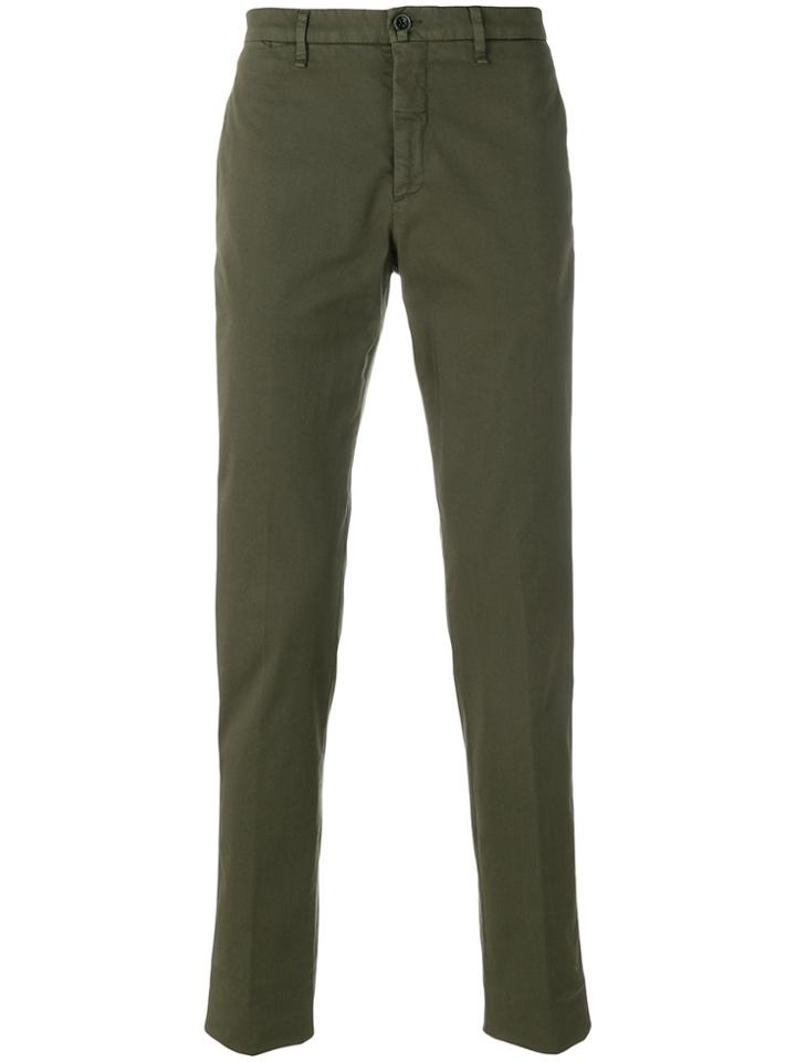 Lardini Tailored Fitted Trousers - Green
