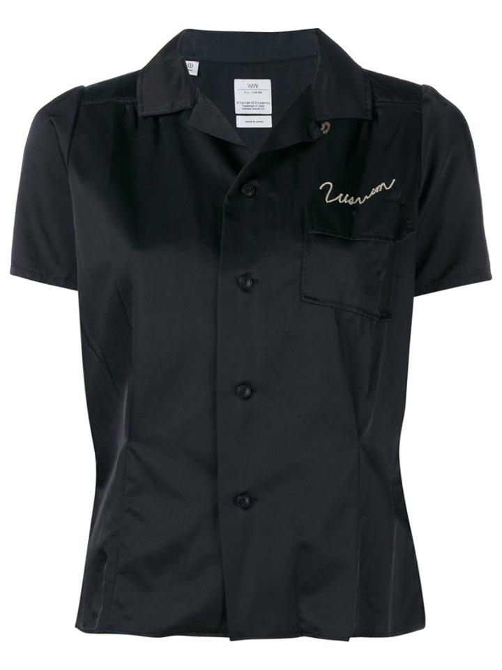 Visvim Pow-wow Embroidered Cotton-blend Shirt - Black