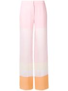 Emilio Pucci Colour-block Palazzo Pants - Pink & Purple