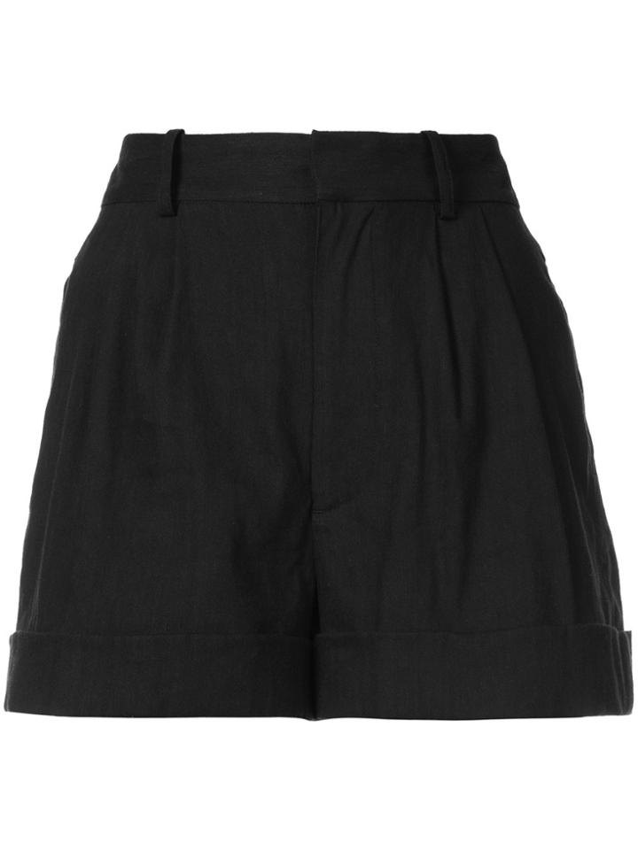 Alice+olivia Wide Leg Shorts - Black