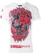 Philipp Plein - 'lion Roar' T-shirt - Men - Cotton - Xxxl, White, Cotton