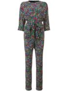 Vanessa Seward Printed Long Sleeve Jumpsuit - Multicolour