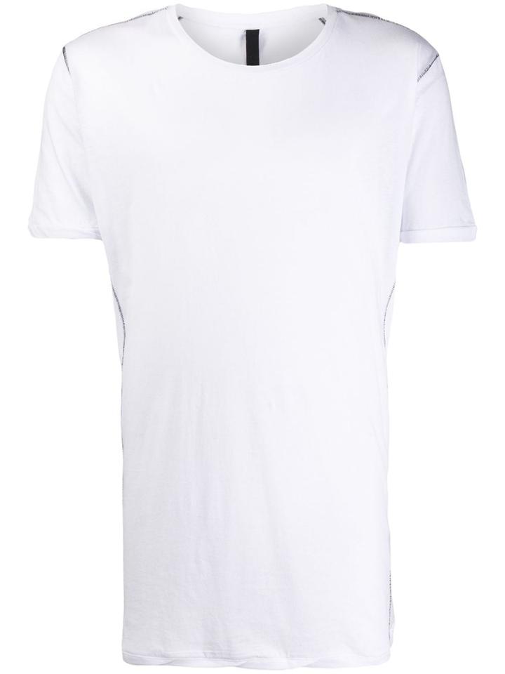 Army Of Me Contrast Stitching T-shirt - White