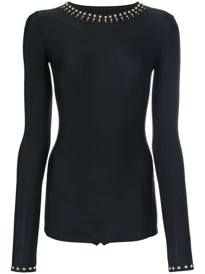 Maison Margiela Studded Bodysuit - Black