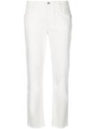 Ermanno Scervino Lace Insert Jeans - White