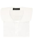 Undercover Collar Piece - White