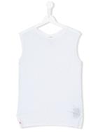 Bellerose Kids - Classic Tank Top - Kids - Linen/flax - 14 Yrs, White