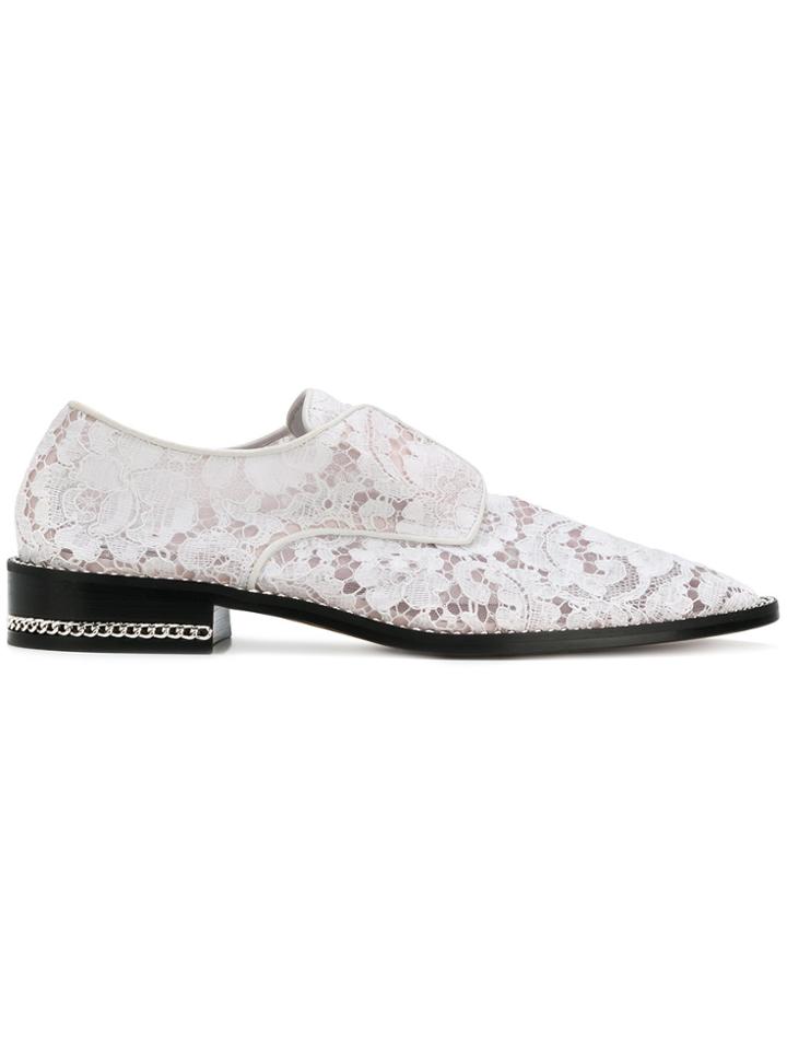 Givenchy Double Chain Derby Shoes - White