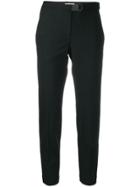 Brunello Cucinelli Cropped Slim Fit Trousers - Black