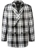 Blood Brother - Check Jacket - Men - Polyester/viscose - S, Black, Polyester/viscose