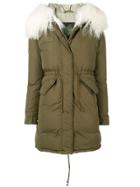 Mr & Mrs Italy Fur-trimmed Down Jacket - Green