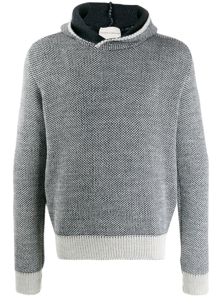 Stephan Schneider Suburban Hooded Jumper - Blue