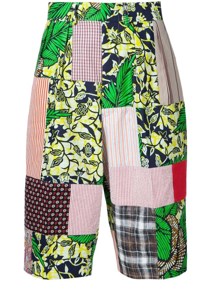 Junya Watanabe Man Patchwork Shorts - Multicolour