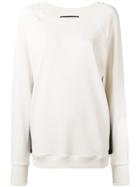 Roqa Oversized Sweater - White