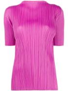 Pleats Please Issey Miyake Pleated Blouse - Pink