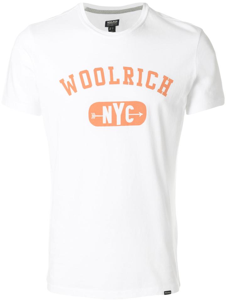 Woolrich Logo Print T-shirt - White