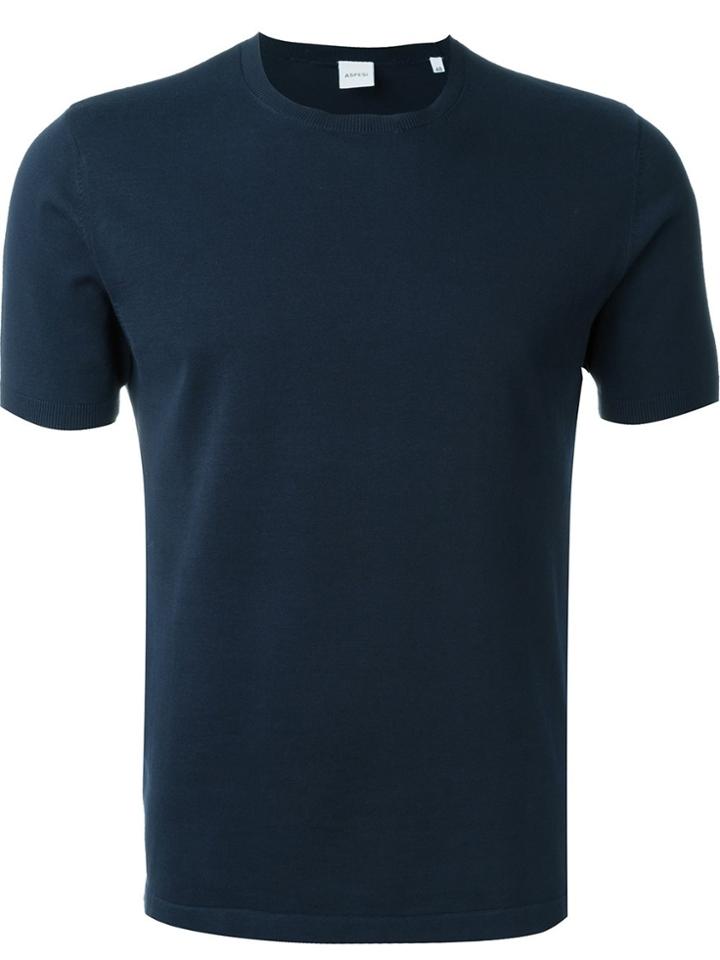 Aspesi Short-sleeve Sweater - Blue