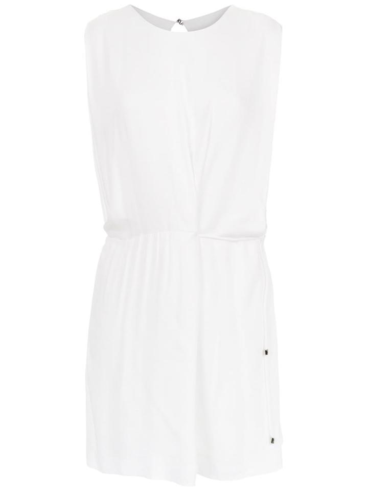 Tufi Duek Romper With Lace Up Detail - White