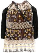 Giorgio Armani Vintage Beaded Clutch - Metallic
