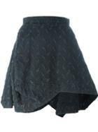 Vivienne Westwood Anglomania Distressed Asymmetric Skirt