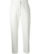 Msgm Cropped Slim Trousers