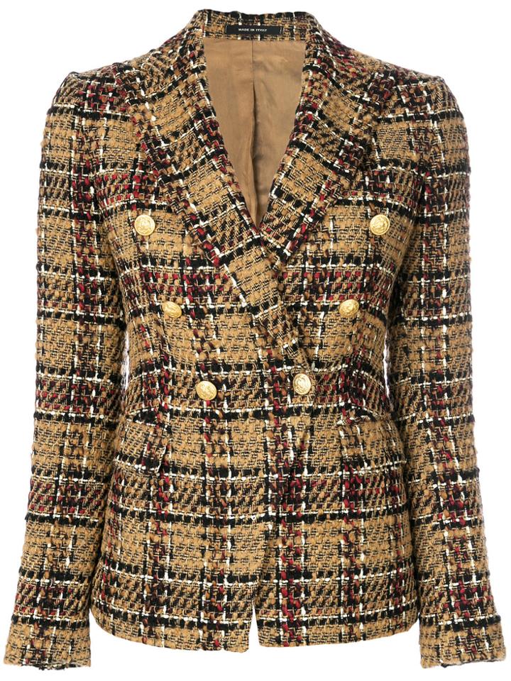 Tagliatore Checked Blazer - Multicolour