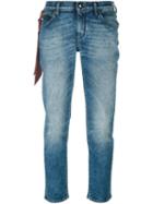 Jacob Cohen Straight Cropped Keans, Women's, Size: 26, Blue, Cotton/spandex/elastane