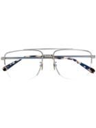 Brioni Aviator-style Glasses - Silver