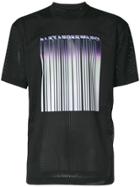 Alexander Wang Welded Barcode Mesh T-shirt - Black