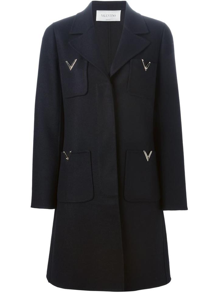 Valentino Single Breasted Coat